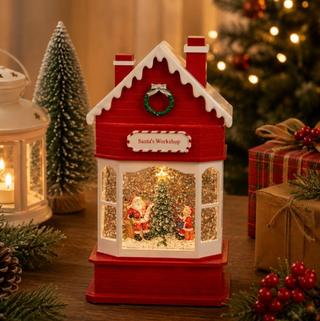 Santa Workshop Snowglobe