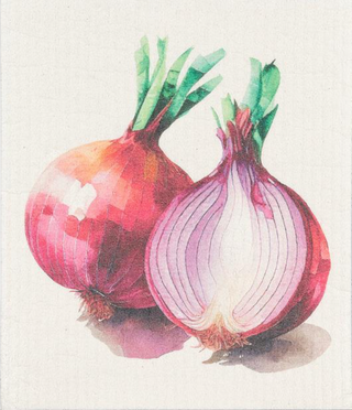 Red Onion Dishcloth