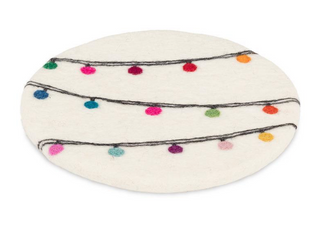 Festive Lightstring Trivet