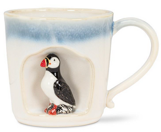 Ombre Taper Mug with Puffin
