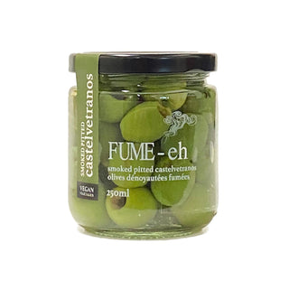 Smoked Pitted Castelvetrano Olives, 250ml