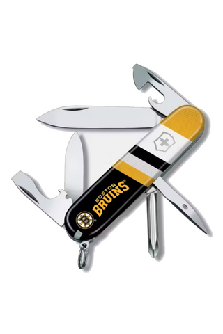 Multitool with Boston Bruins branding on a white background