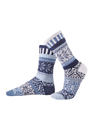 Solmate | Crew Socks - Snowdrop