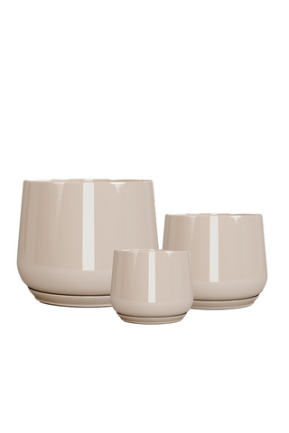 Nadia pot round medium brown