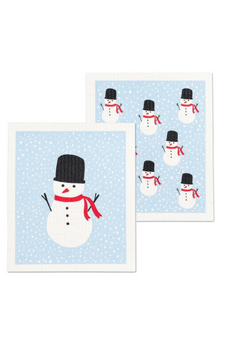 Abbott - Snowman Dishcloths.Set of 2
