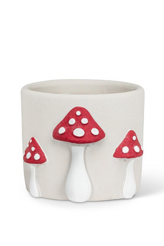 Abbott - Large Dotted Mushroom Planter 6.5"