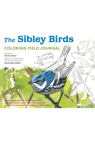 The Sibley Birds - Coloring Field Journal