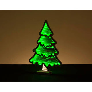 Green Christmas tree infinity light