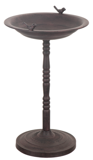 Birdbath with Finial Stand