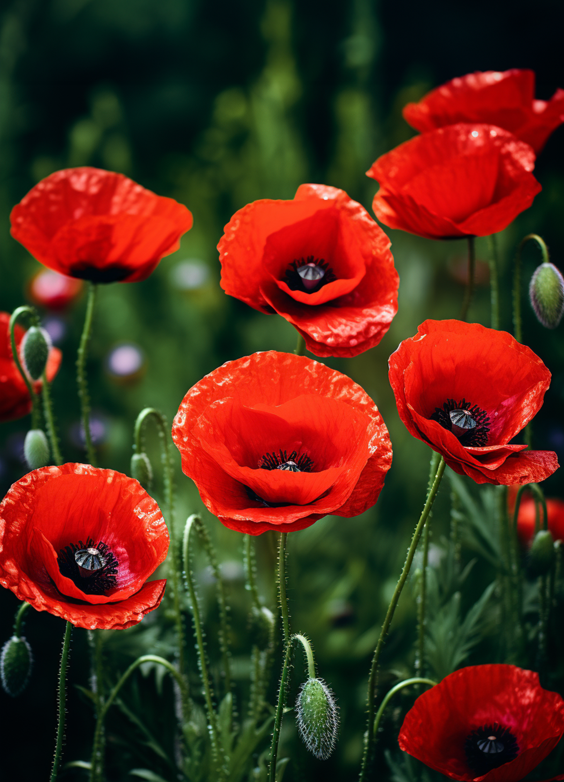 Poppy, Flanders, 500+ Seeds, Stunning Bright Red Flower, Great Poppies