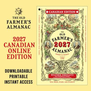 2027 Old Farmer's Almanac Canadian Edition cover