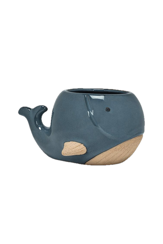 Small Whale Planter 2"H