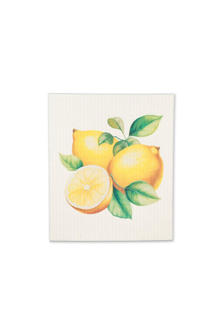 Lemon Dishcloth 6.75x7.5"L