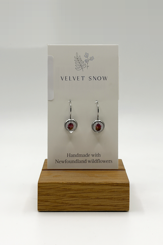 Lever Back Earring | Bog Laurel | Stainless Steel