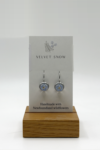Lever Back Earring | Forget Me Not | Stainless Steel