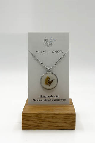 Necklace | Goldenrod | Medium, Round | Stainless Steel