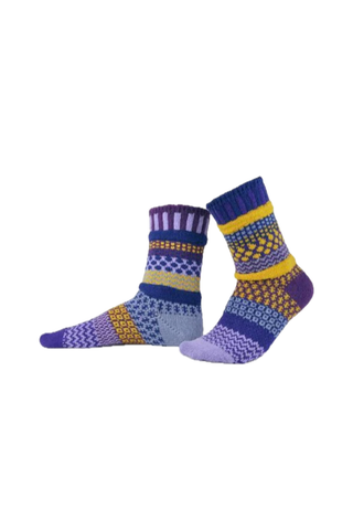 Solmate | Crew Socks - Purple Rain