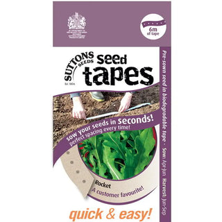 Suttons Seed Tape - Rocket Sutton Seeds