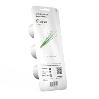 Paquet de 3 recharges Click and Grow - Ciboulette