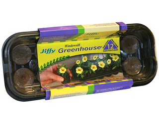 Windowsill Greenhouse with 12 Peat Pellets